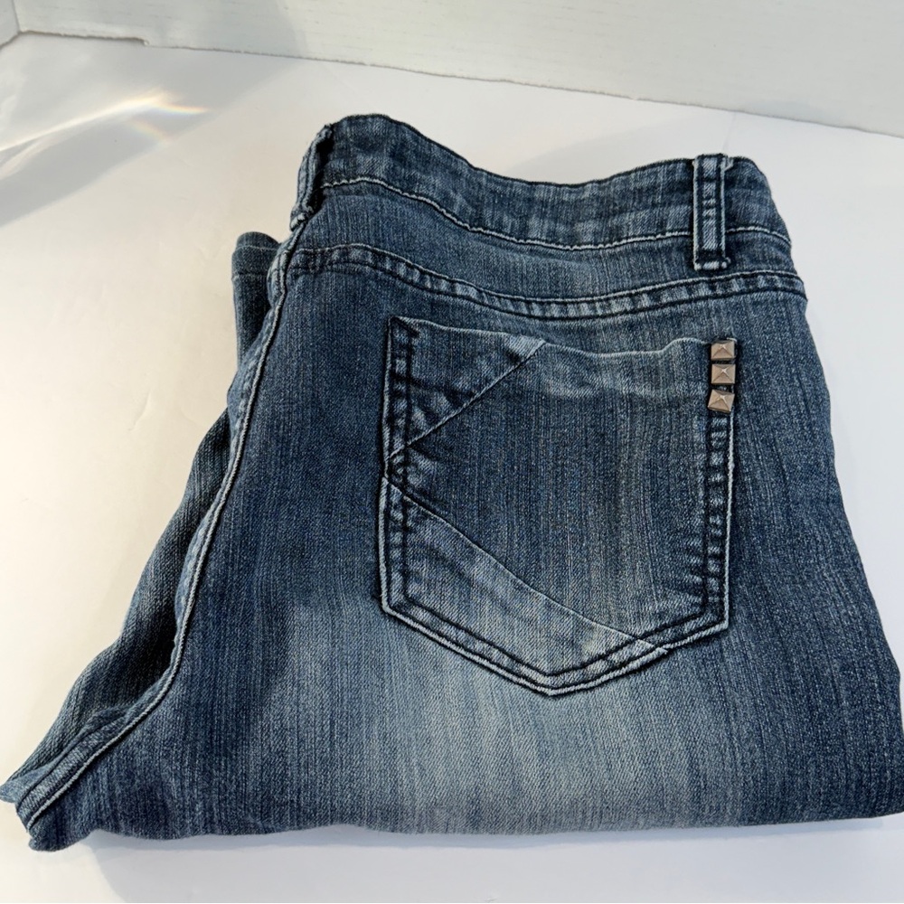 Kardashian Kollection by Khloé Women’s Bootcut Jeans 💙 Size 12, Blue Denim - Picture 15 of 16